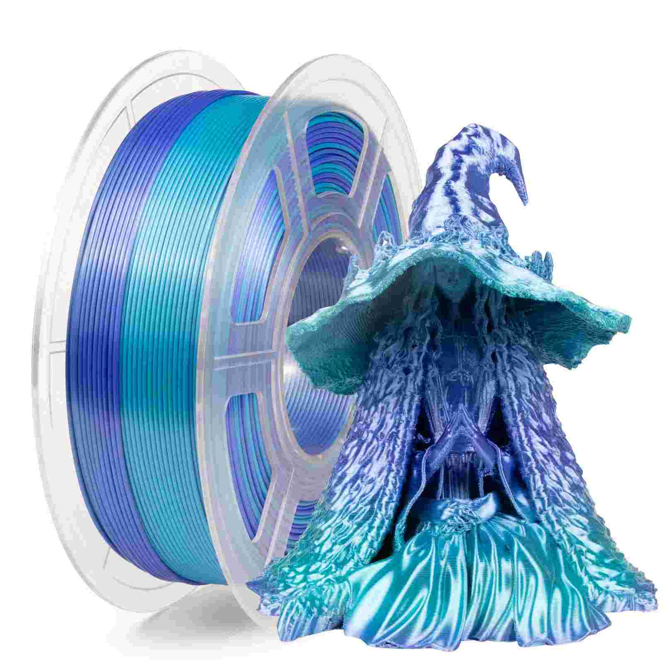 iSANMATE PLA Silk Gradient - Shiny Blue + Blue