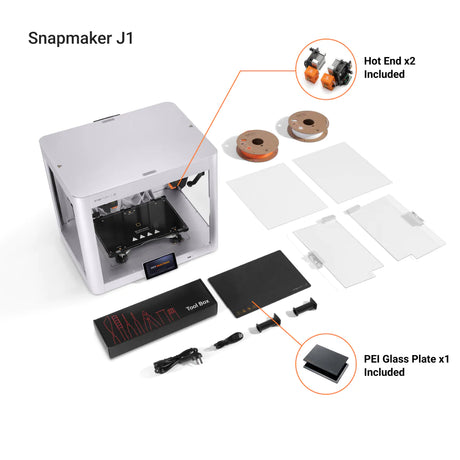 Snapmaker J1s High Speed IDEX 3D Printer - Ultimate 3D Printing Store