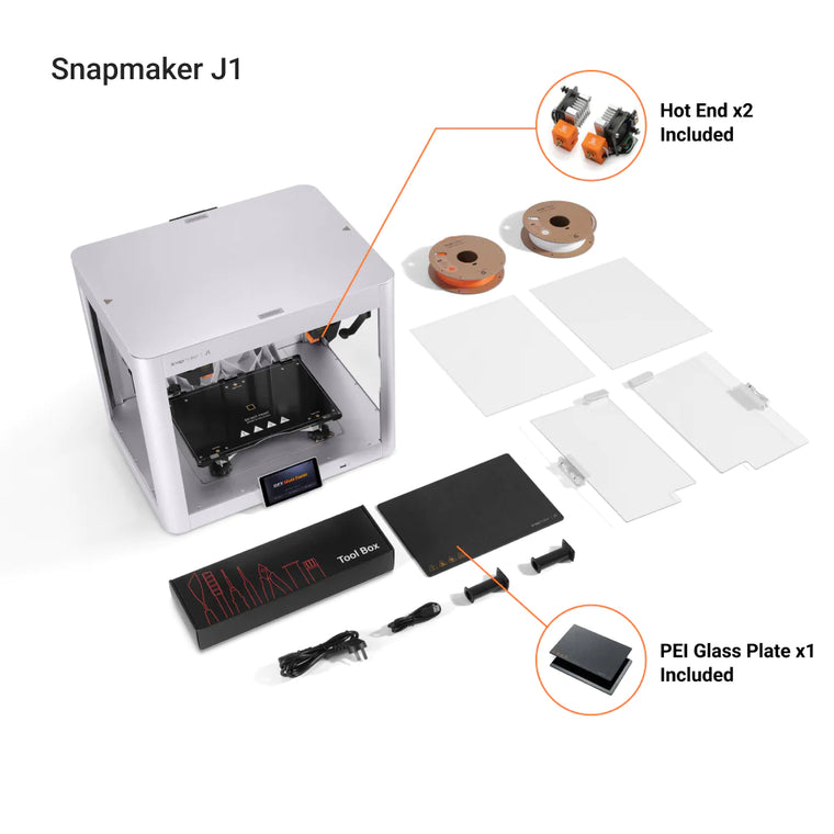 Snapmaker J1s High Speed IDEX 3D Printer - Ultimate 3D Printing Store