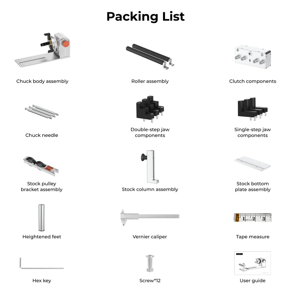 TOOCAA 5-in-1 Laser Rotary Roller Set for L2