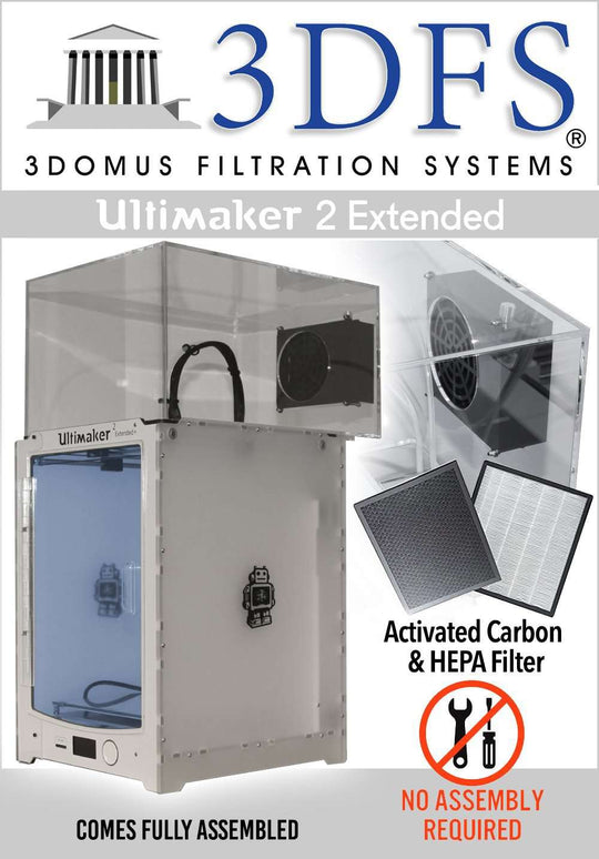 Ultimaker 2 Extended Safety Enclosure Kit w/ HEPA Filtration