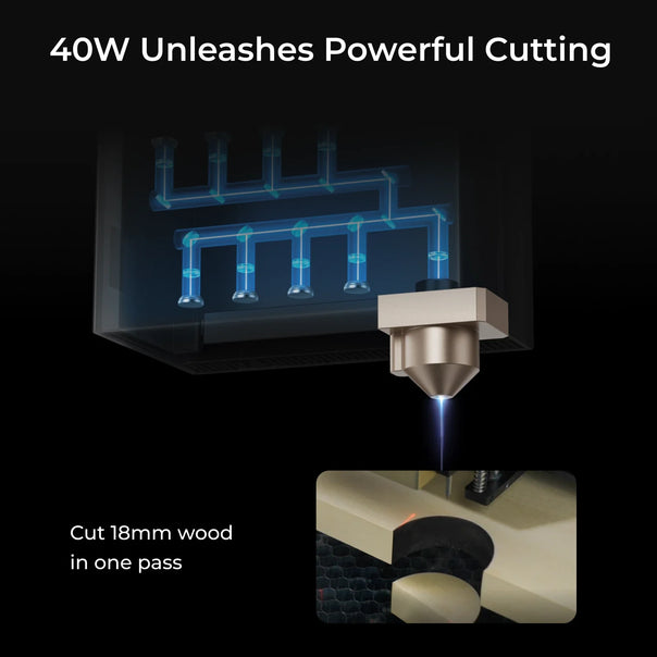 xTool S1 Enclosed Diode Laser Cutter - Ultimate 3D Printing Store