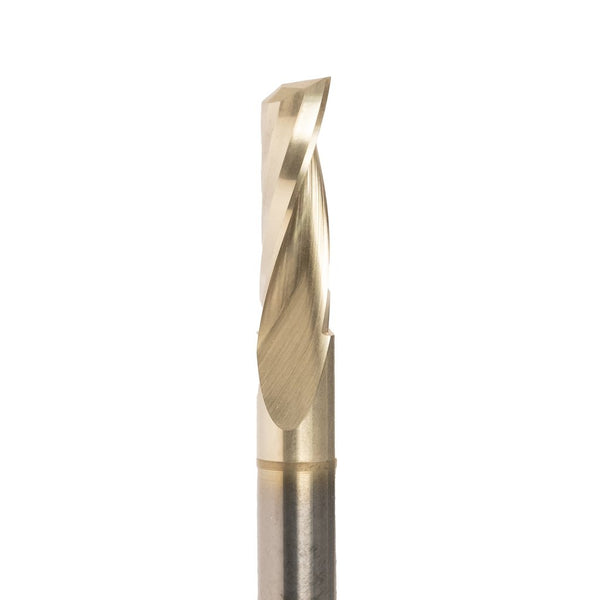 .25" Single Flute Zirconium Nitride