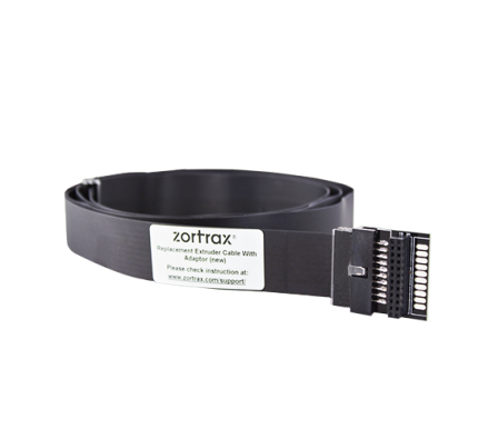 Zortrax M200 / M200 Plus Extruder Cable w/ Adapter