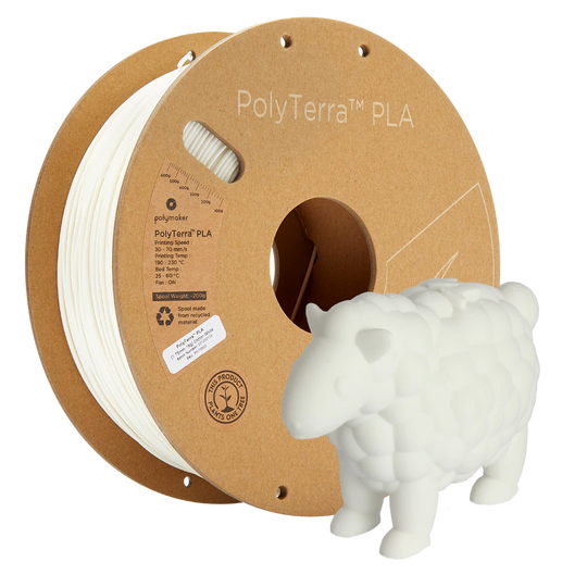 Polymaker PolyTerra PLA - Cotton White