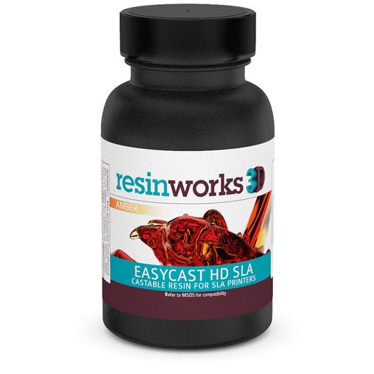 Resinworks3D EasyCast HD Resin SLA Amber 150g