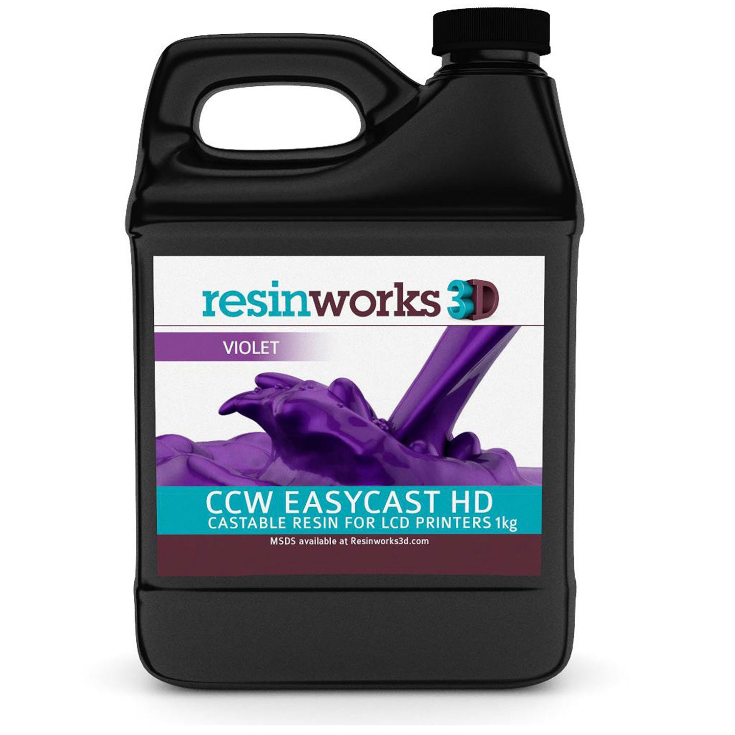 Resinworks3D EasyCast HD Resin LCD - Violet - 1kg