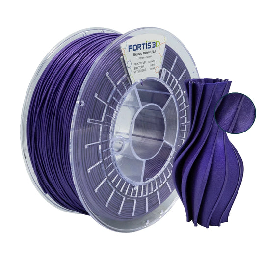 Fortis3D - BioDuro Metallic PLA 1KG - Aubergine