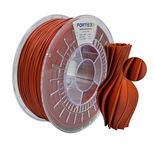 Fortis3D - BioDuro Metallic PLA 1KG - Fire Red