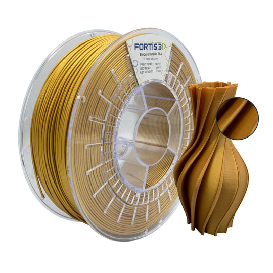 Fortis3D - BioDuro Metallic PLA 1KG - Celestial Gold