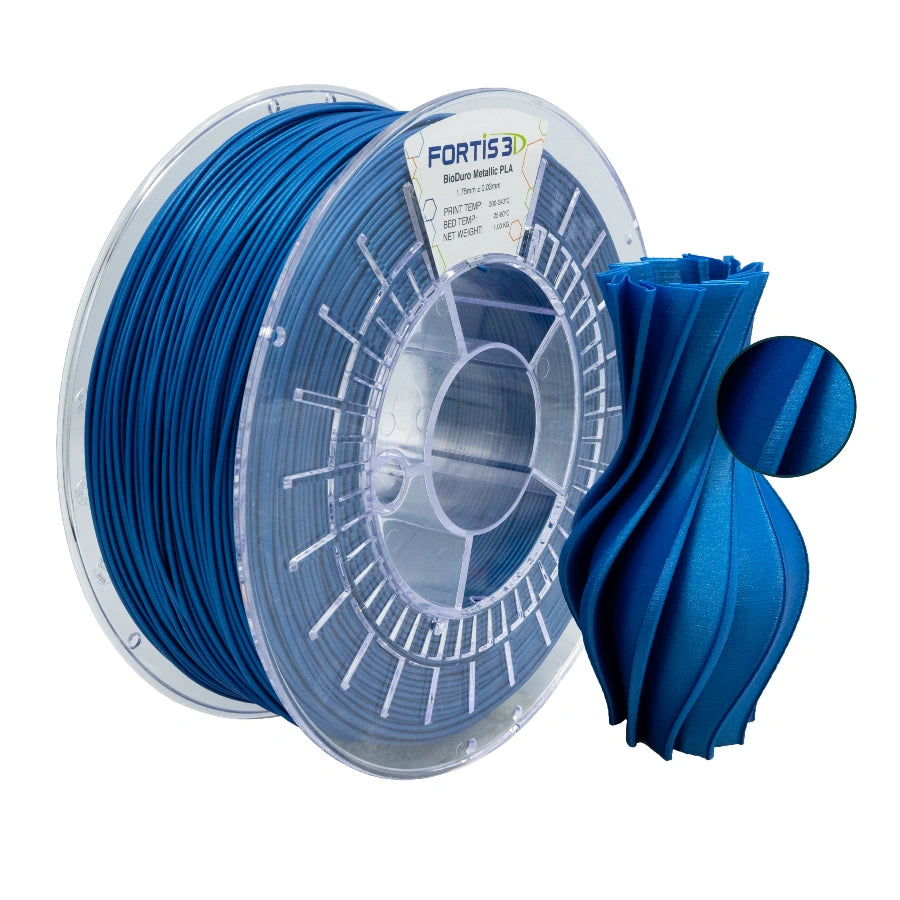 Fortis3D - BioDuro Metallic PLA 1KG - Royal Blue