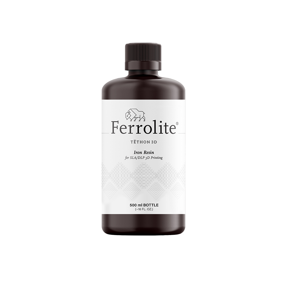 Tethon 3D - Ferrolite Iron Resin – 1 Liter - Ultimate 3D Printing Store