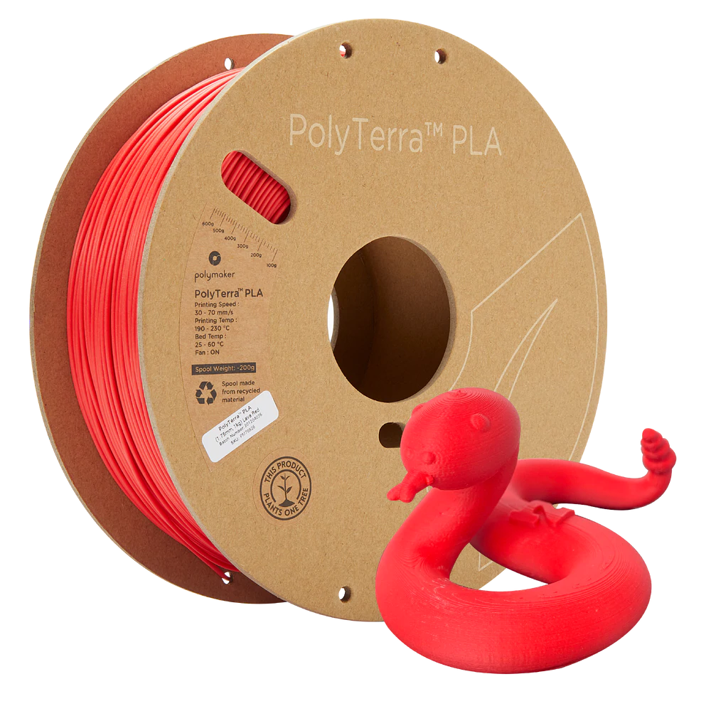 Polymaker PolyTerra PLA - Lava Red