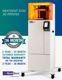 NextDent™ 5100 High Speed Dental 3D Printer 2 Year Extended Warranty - Ultimate 3D Printing Store