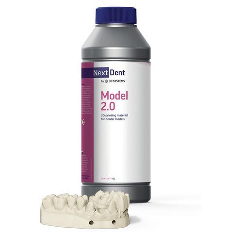 NextDent Model 2.0 Resin - White - Ultimate 3D Printing Store