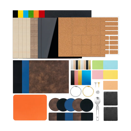 xTool Laser Material Explore Kit (111 pcs)