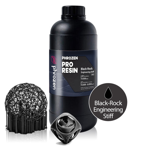 Phrozen Pro Series Engineering Rock Black Stiff Resin 1KG