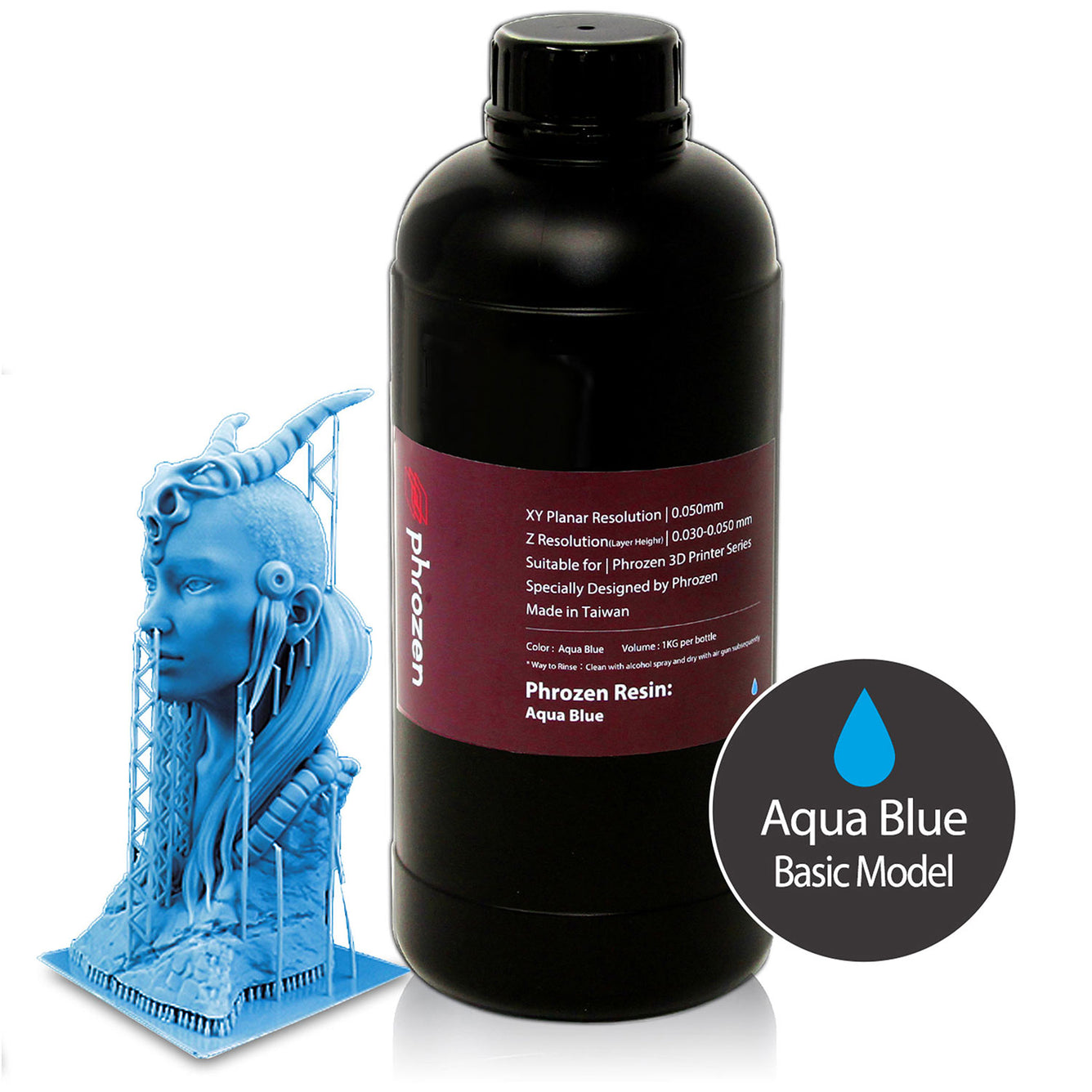 Phrozen Pro Series Model Resin Aqua Blue 1KG