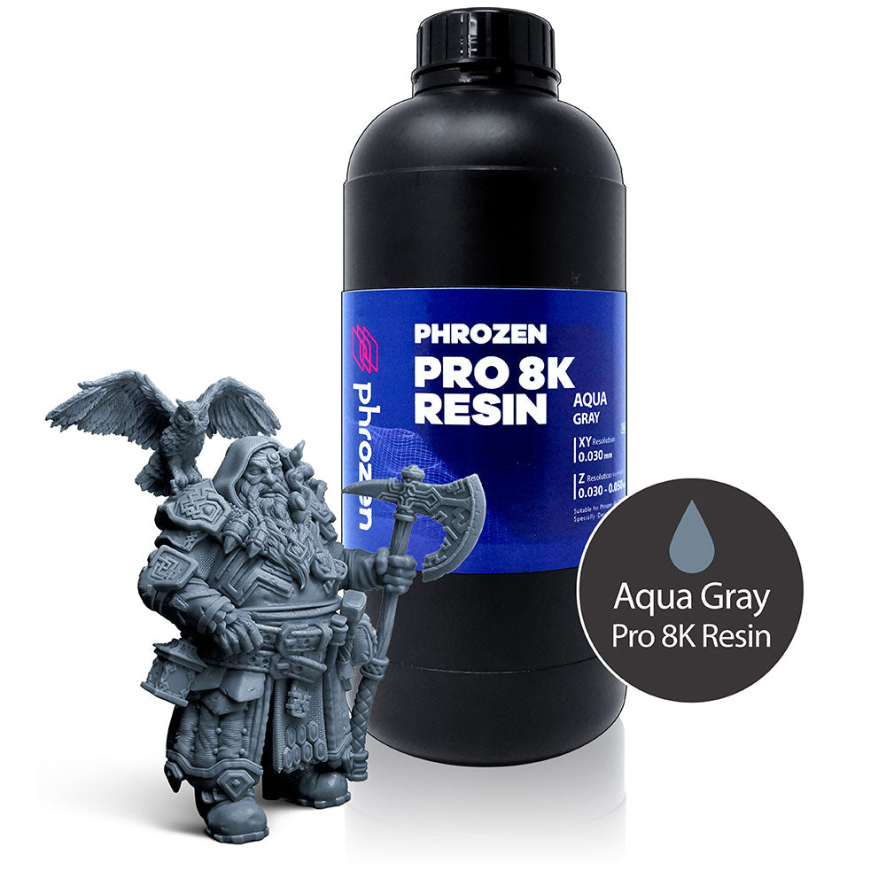 Phrozen Pro 8K Resin Aqua Gray - Low Shrinkage - 1KG