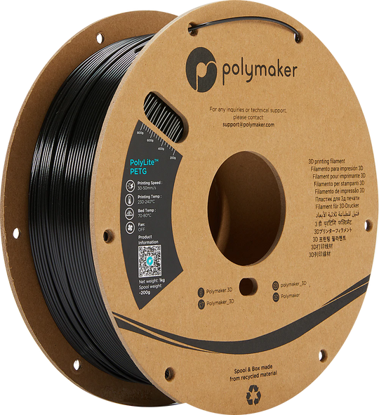 Polymaker PolyLite PETG - Black