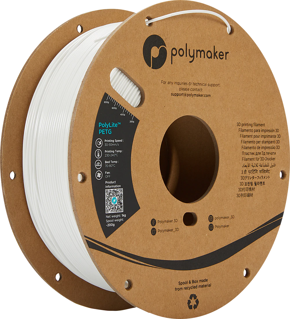 Polymaker PolyLite PETG - White