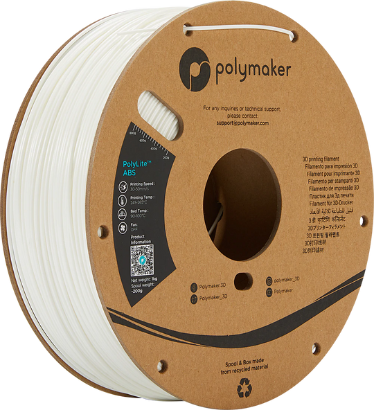 Polymaker PolyLite ABS - White