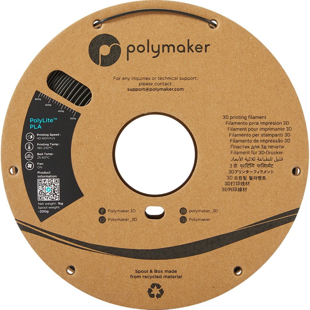 Polymaker PolyLite PLA - Black
