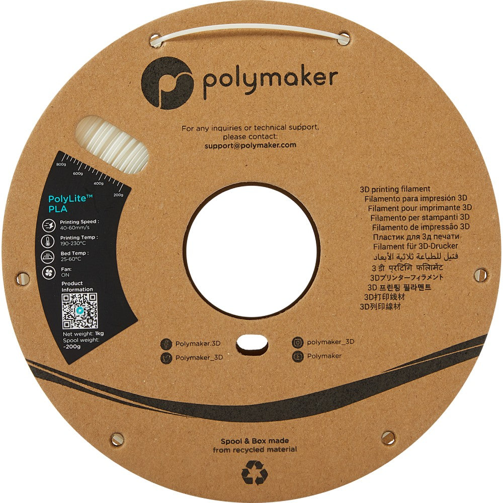 Polymaker PolyLite PLA - Glow Blue