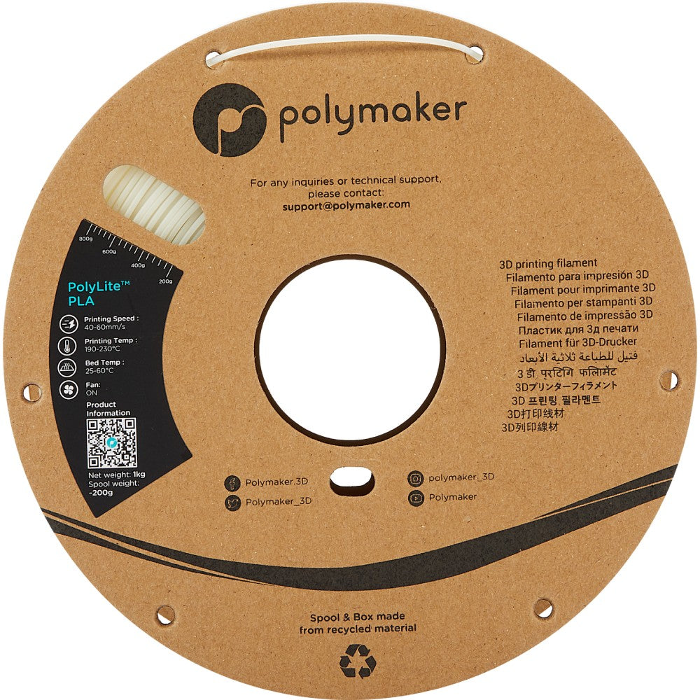 Polymaker PolyLite PLA - Glow Green