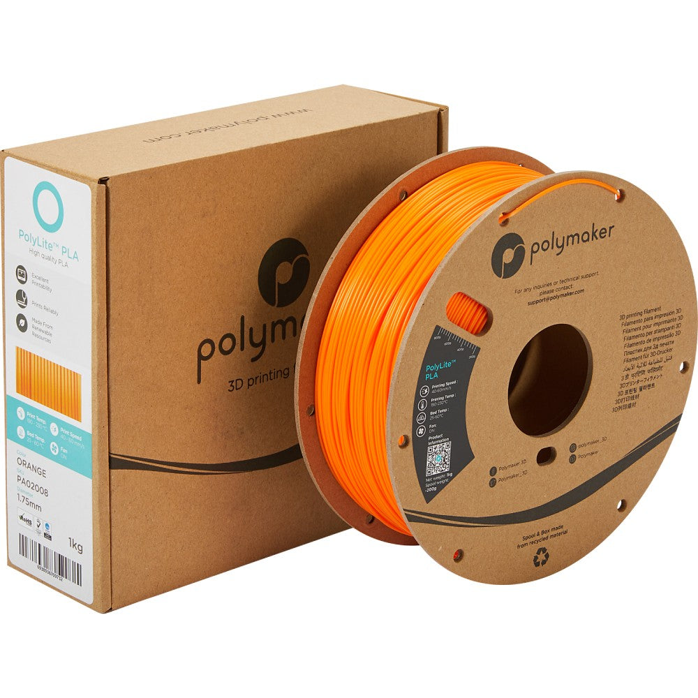 Polymaker PolyLite PLA - Orange