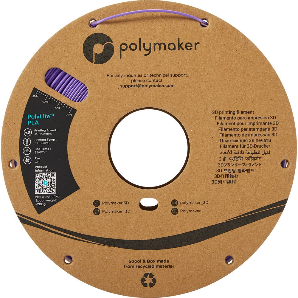 Polymaker PolyLite PLA - Purple