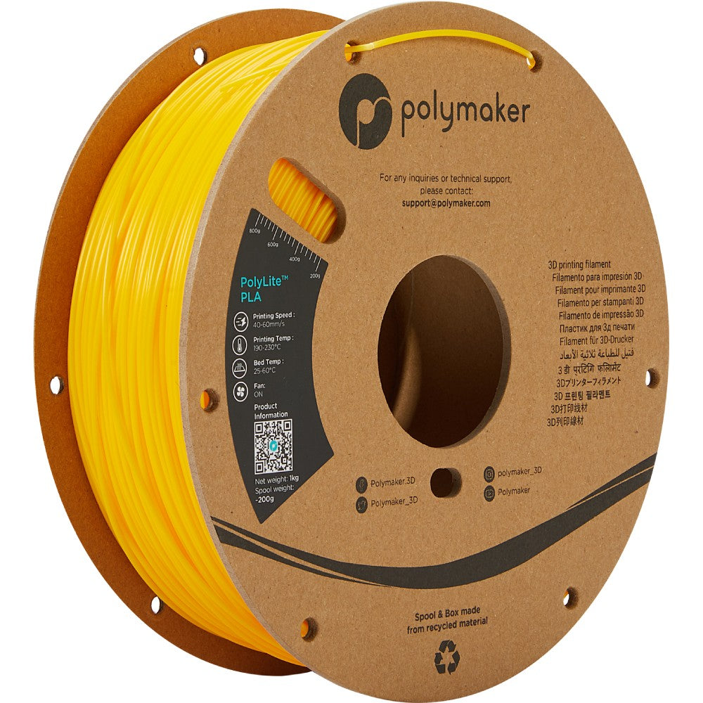 Polymaker PolyLite PLA - Yellow