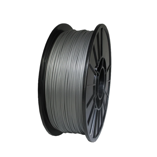 Push Plastic Bulk PLA Filament - Silver Metallic