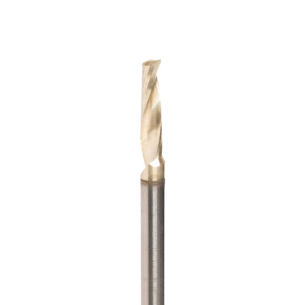 .125" Single Flute Zirconium Nitride