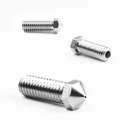Micro Swiss Plated High Flow Volcano Nozzles - 3mm Filament
