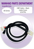 Wanhao D6 - HBP Cable + Black Cable Cover (2+4Pin)