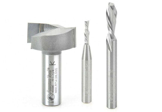 Axiom 3pc CNC Starter Bit Set by Amana Tool
