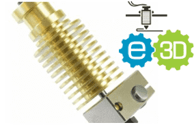 E3D v6 Gold HotEnd Full Kit - 1.75mm (12V) Pre-Assembled - Ultimate 3D Printing Store