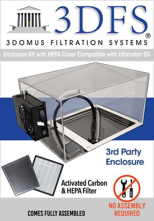 Ultimaker S5 Safety Enclosure Kit with HEPA Filtration