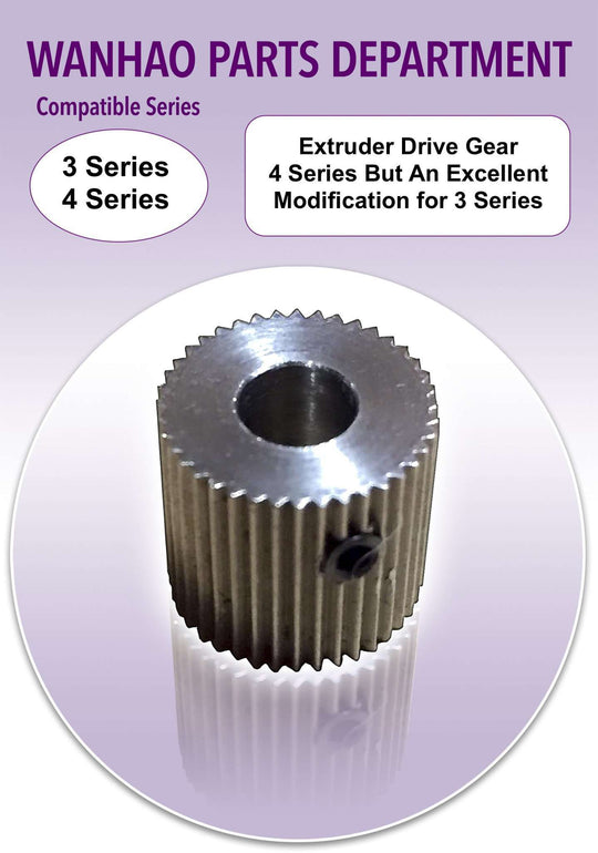Wanhao Extruder Drive Gear - D4