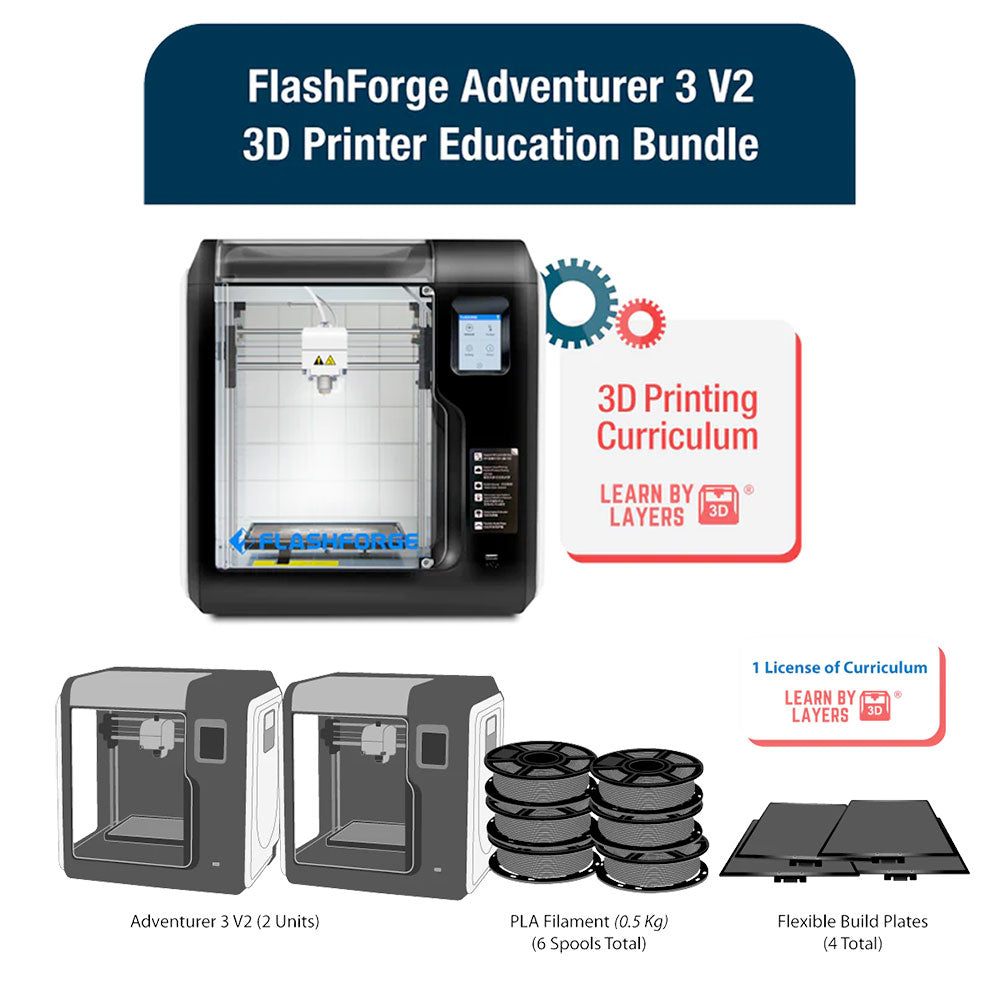 FlashForge Adventurer 3 Pro 2 - Education Bundle