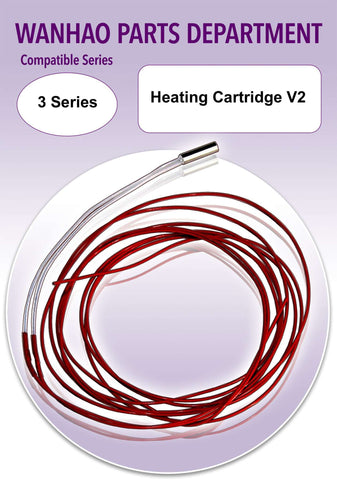 Heating cartridge V2 - Wanhao duplicator i3 / monoprice maker select - Ultimate 3D Printing Store