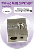 Hot end nozzle mounting block MK8/9 Wanhao duplicator 4 & Wanhao duplicator i3MINI - Ultimate 3D Printing Store