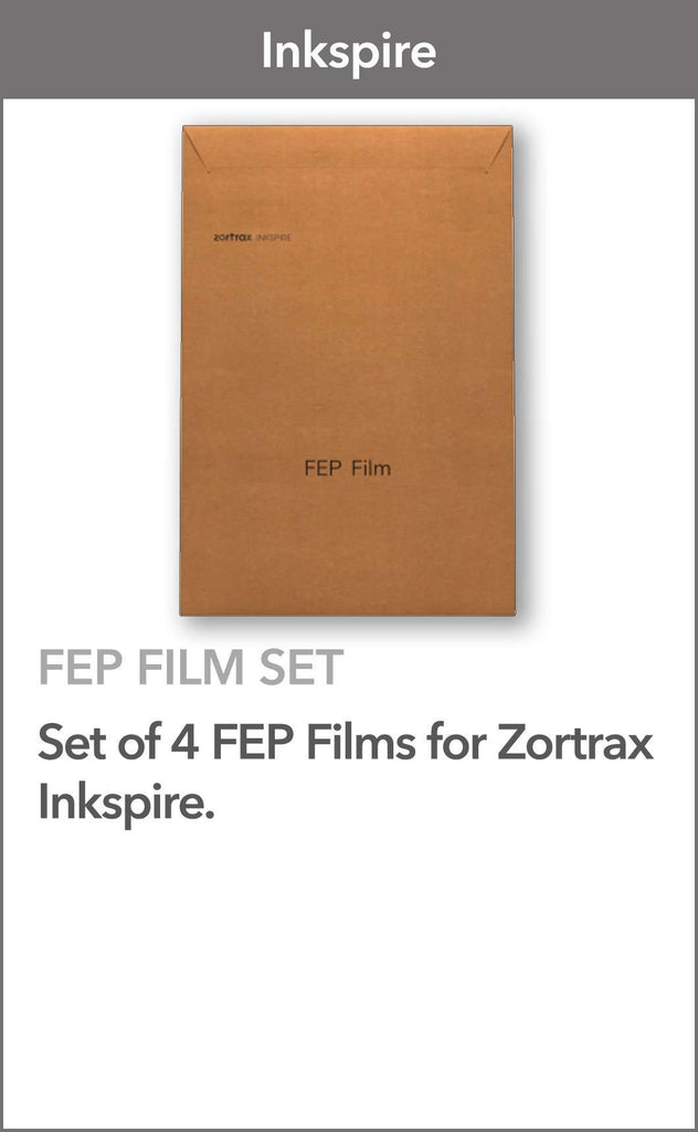 Zortrax Inkspire FEP Film Set Ultimate 3D Printing Store