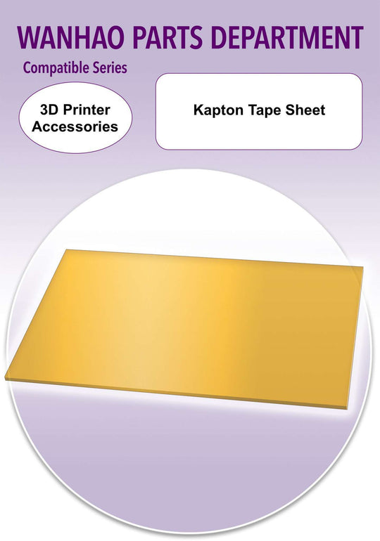 Universal Kapton Tape Sheet - 3D Printer Accessories
