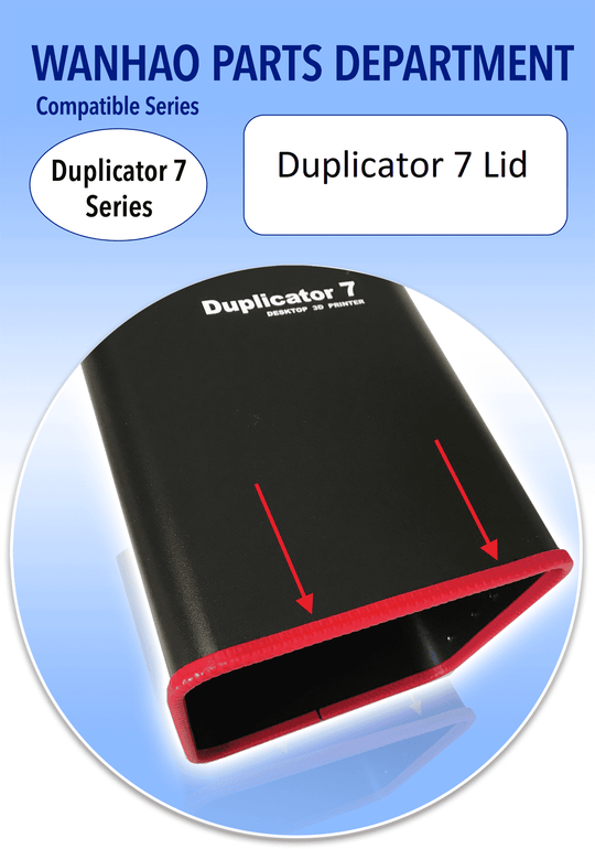 Wanhao D7 - Lid Gasket - Red