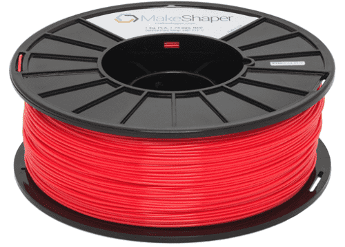 MakeShaper/KVP - PLA - Red - Ultimate 3D Printing Store