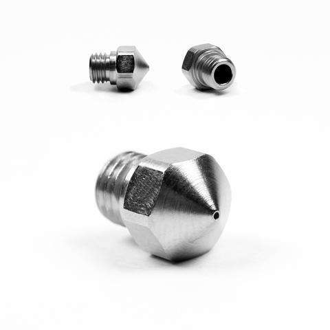 MK10 Plated Wear Resistant Nozzle for PTFE lined hotend M7 Threads - Mirco Swiss - Ultimate 3D Printing Store