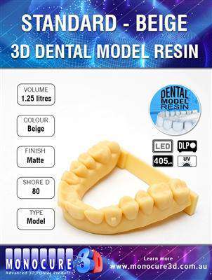 Monocure - Standard Model Dental Resin - Beige - Ultimate 3D Printing Store