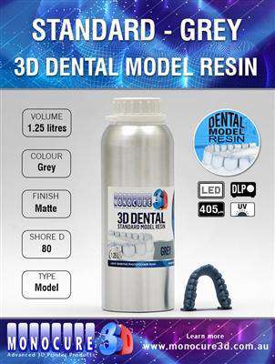Monocure Standard Model Dental Resin - Grey